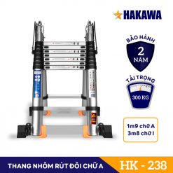  Thang Nhôm Rút Chữ A HAKAWA HK-238( 3.8m)