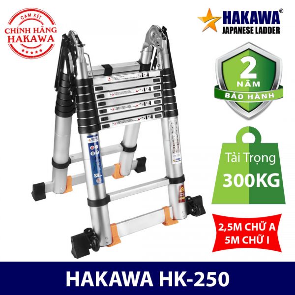 Thang nh&ocirc;m r&uacute;t chữ a hakawa hk-250