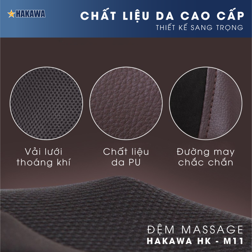 Chất liệu đệm mát xa hakawa
