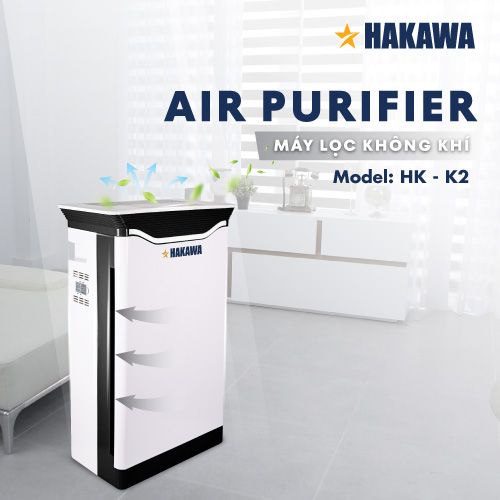 Máy lọc không khí chính hãng Hakawa HK - K2