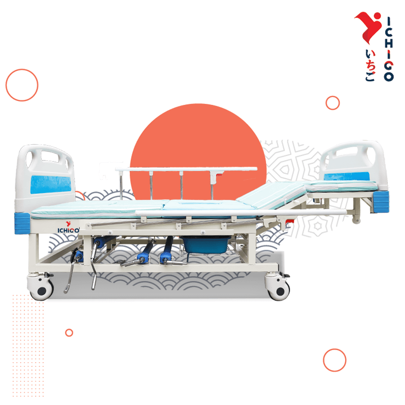 Chức năng nâng chân của giường y tế