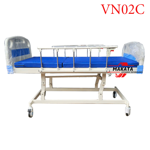  Giường y tế 2 guay nâng hạ chiều cao MAKATA VN02C