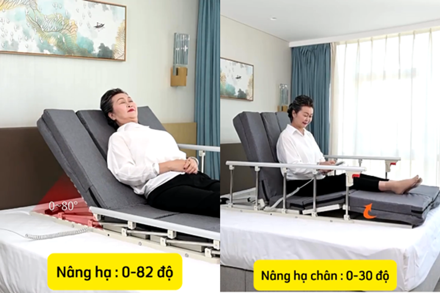  Nệm nâng hạ người bệnh MAKATA NH02D